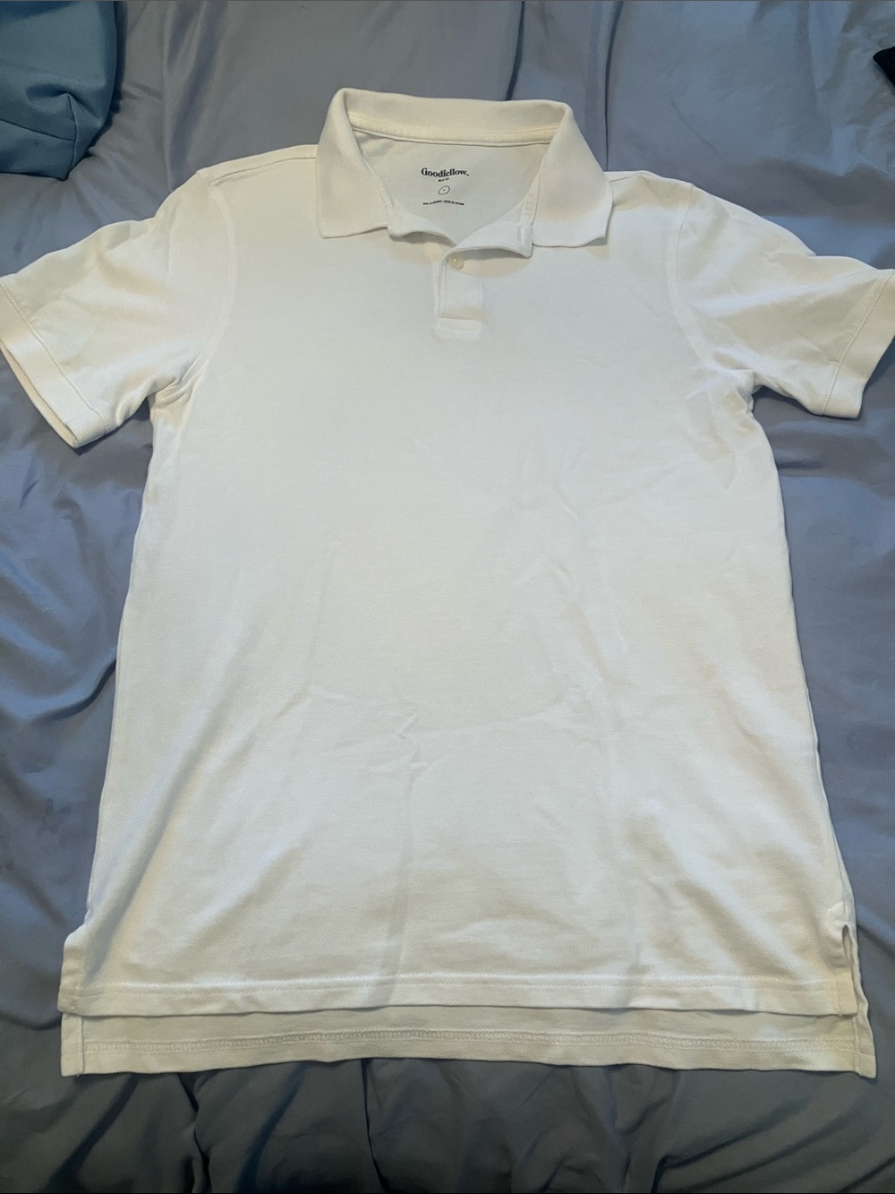 Goodfellow & Co White Short-Sleeve Polo